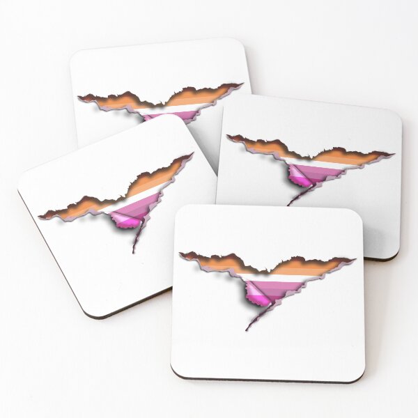 Item preview, Ripped Lesbian Pride flag Inside designed and sold by TheirChoice.