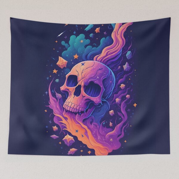 Item preview, Space Skull With Low-Poly designed and sold by MudbloodStore.