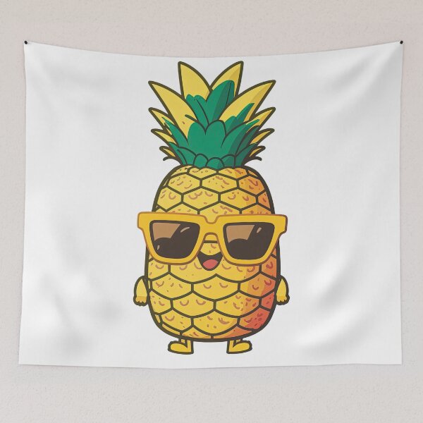 Item preview, Cool Happy Pineapple with Glasses designed and sold by EXOV-MA.
