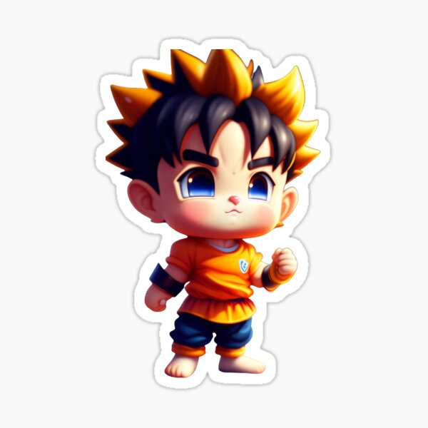 Adesivo Goku Baby Dragon Ball 10cmx15cm Geek Nerd Desenho