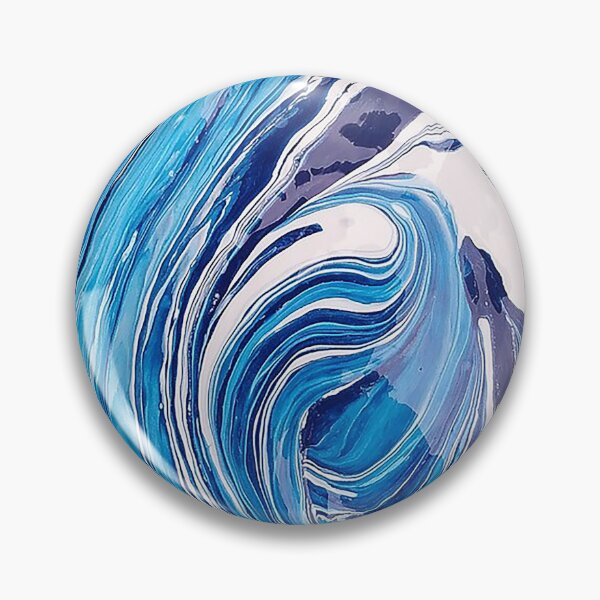 Item preview, Blue Paint Swirl, Psychedelic Blue Swirl, Abstract Blue Swirl,  designed and sold by Nostrathomas66.