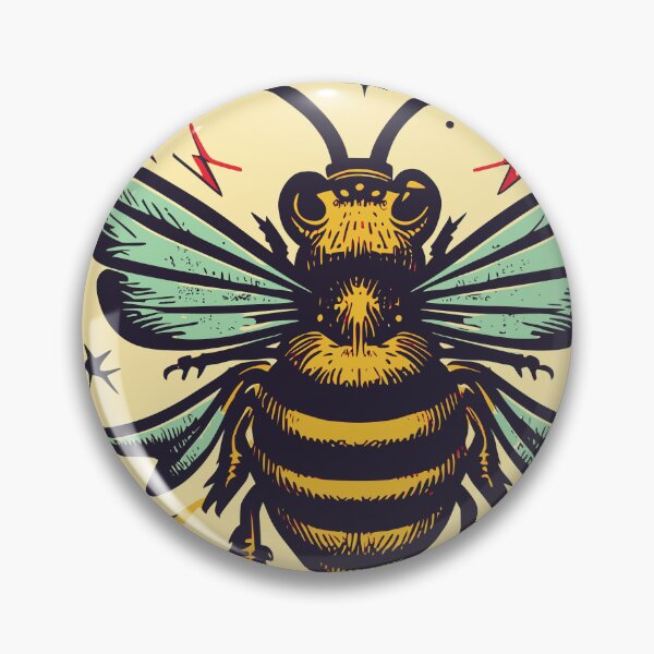Item preview, Logotipo de abeja de poder designed and sold by PowerBeeEngine.