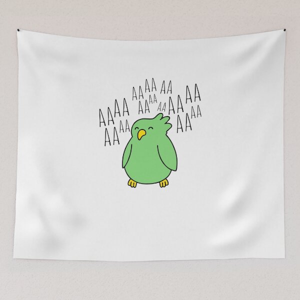 Item preview, Screaming Green Quaker Parrot T-Shirt designed and sold by Stickers  Designer.