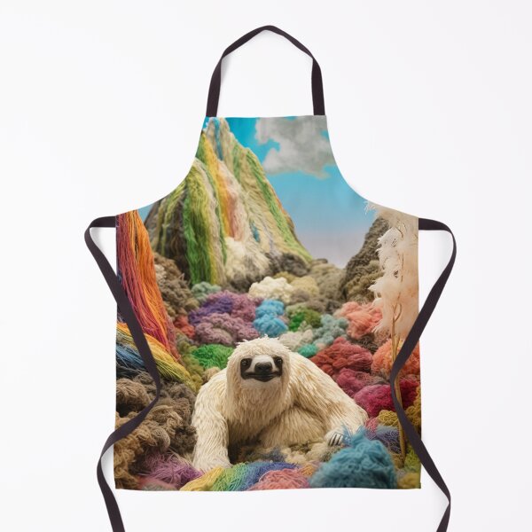 Item preview, Valley Of The Yarn Sloth designed and sold by wilderfloof.