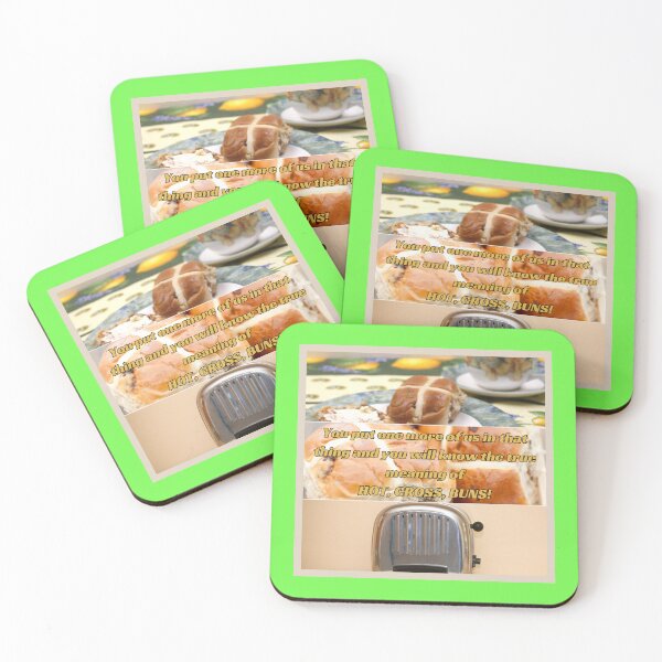 Item preview, Provoked Hot Cross Buns design designed and sold by CoyoteGifts.