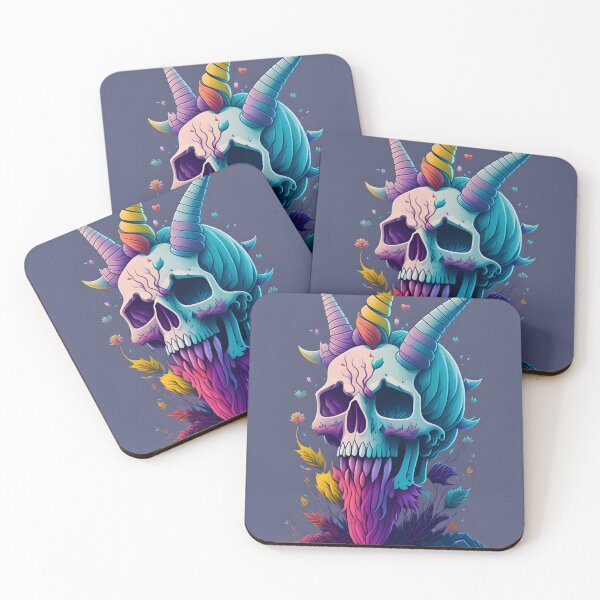 Item preview, Demonic Unicorn Skulll With Low-Poly designed and sold by MudbloodStore.