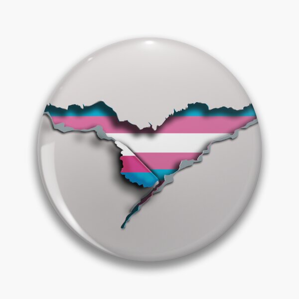 Item preview, Ripped Transgender Pride flag Inside designed and sold by TheirChoice.
