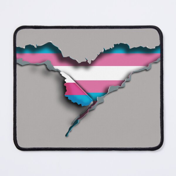 Item preview, Ripped Transgender Pride flag Inside designed and sold by TheirChoice.