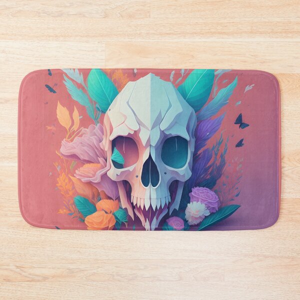 Item preview, Dead Skulll With Low-Poly and Butterfly designed and sold by MudbloodStore.