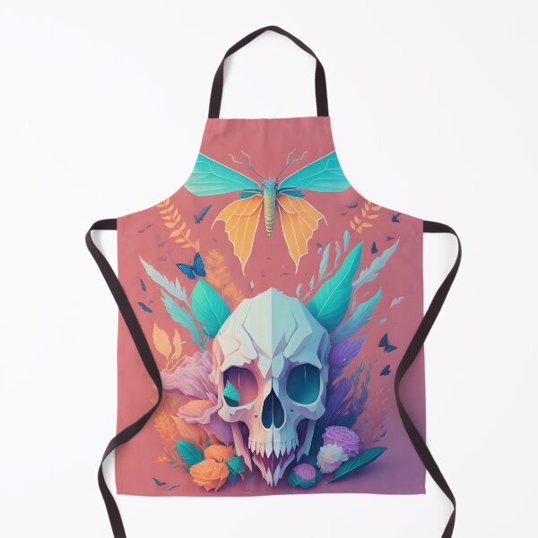 Item preview, Dead Skulll With Low-Poly and Butterfly designed and sold by MudbloodStore.