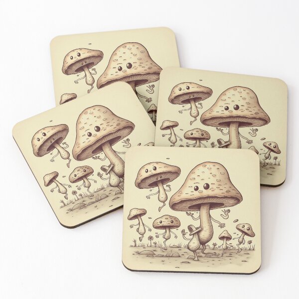 Item preview, Vintage Mushroom Party designed and sold by keenaesthetic.