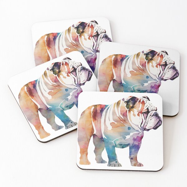 Item preview, A Bull Dog Watercolor - Boho Animals designed and sold by GVRDesign.