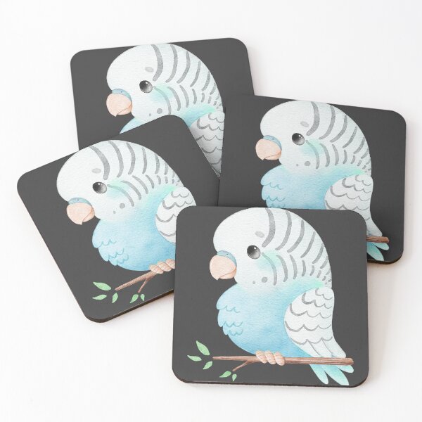 Item preview, quaker parrot blue designs  designed and sold by Stickers  Designer.