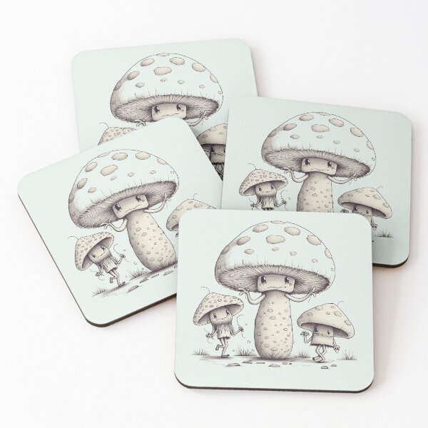 Item preview, Mushroom Family designed and sold by keenaesthetic.