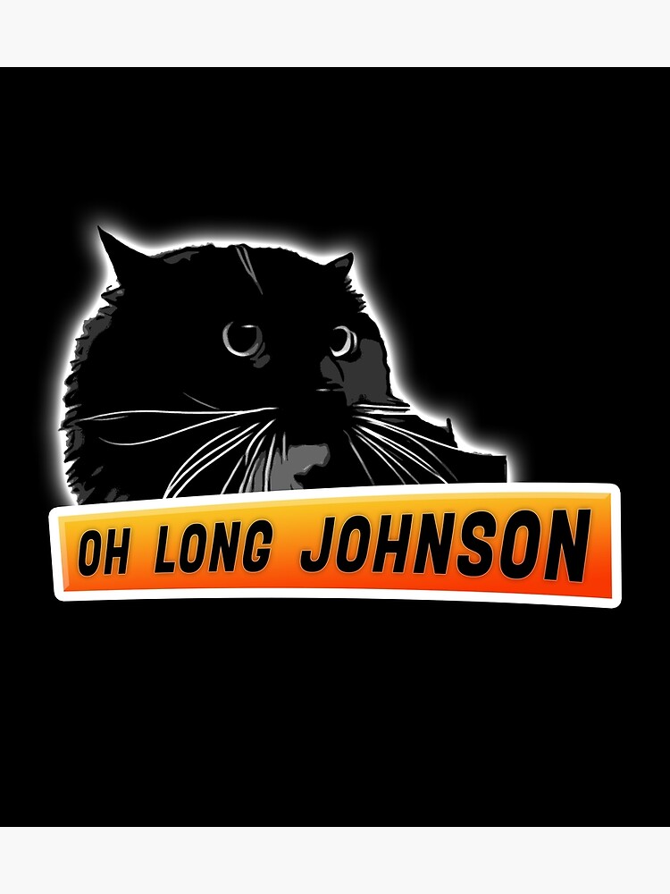 Talking cat says Oh Long Johnson 