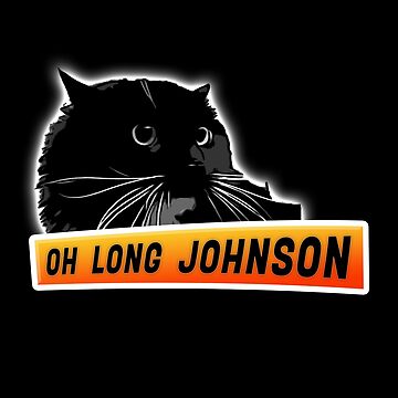 Oh Long Johnson Cat Retro Vintage Gift' Men's T-Shirt