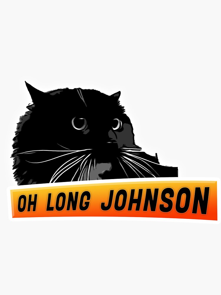 Talking cat says Oh Long Johnson 
