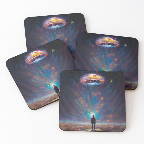 Item preview, My Close Encounter with a UFO designed and sold by The AI Art Gallery.