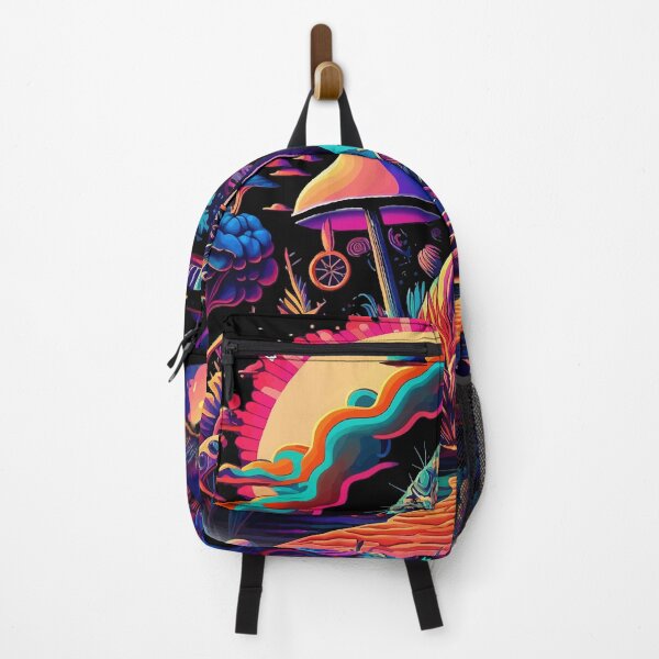 Item preview, Trippy Psychedelic Vibrant Mushrooms designed and sold by VibrantView.