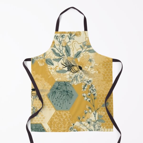 Item preview, Honey Comb Bee Print designed and sold by HandCraftedArt.