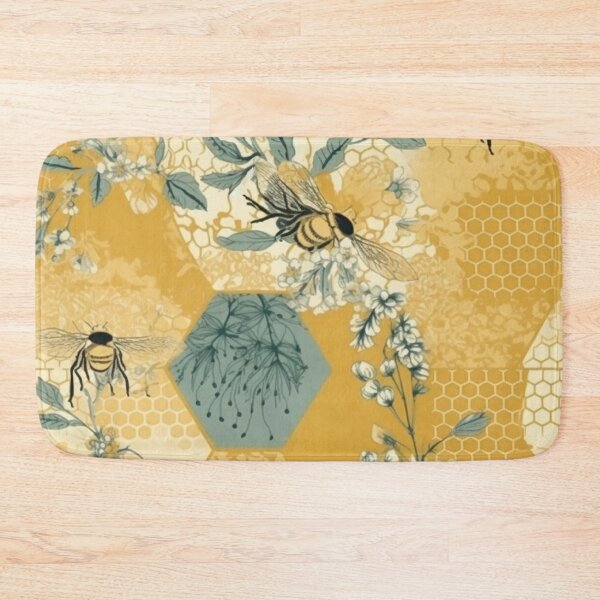 Item preview, Honey Comb Bee Print designed and sold by HandCraftedArt.