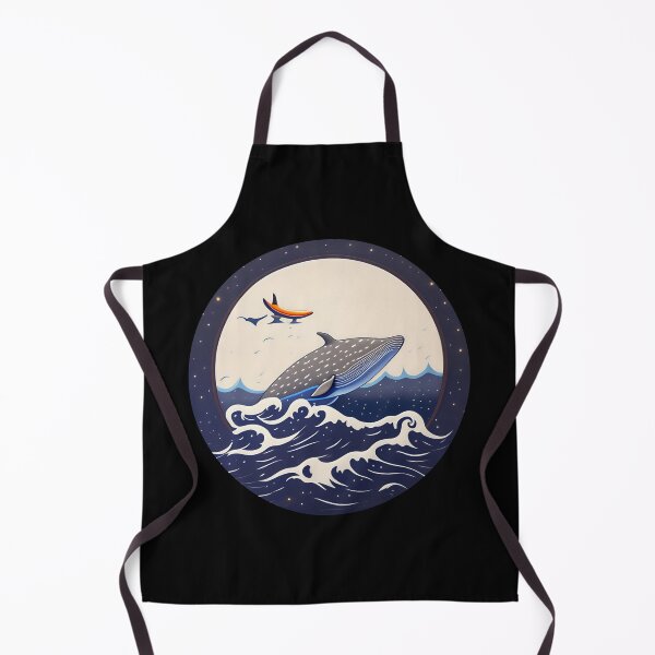 Item preview, Blue Ocean waves whale designed and sold by Turkdesigner.