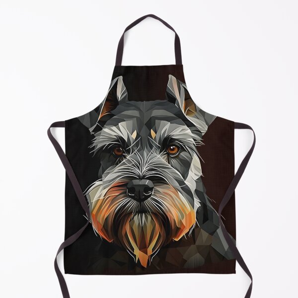 Artikelvorschau, Geometrischer Schnauzer: Ein modernes Kunstwerk entworfen und verkauft von SDVibeDesigns.