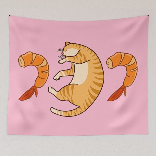 Item preview, Cat Shrimpin' designed and sold by Catreneables.