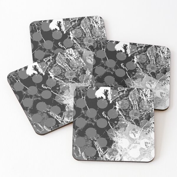 Item preview, Marble and Polka Dots - B & W  designed and sold by RagWeasel.