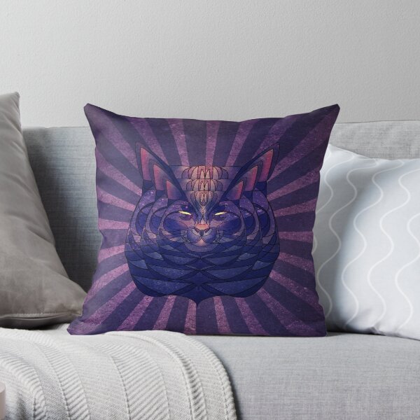 The Cosmic Bear Throw Pillow