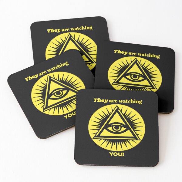 Item preview, Illuminati All Seeing Eye, They are watching you! designed and sold by RedHawStudios.