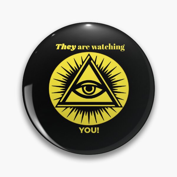 Item preview, Illuminati All Seeing Eye, They are watching you! designed and sold by RedHawStudios.