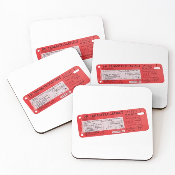 Item preview, Red Plane Ticket designed and sold by HandCraftedArt.