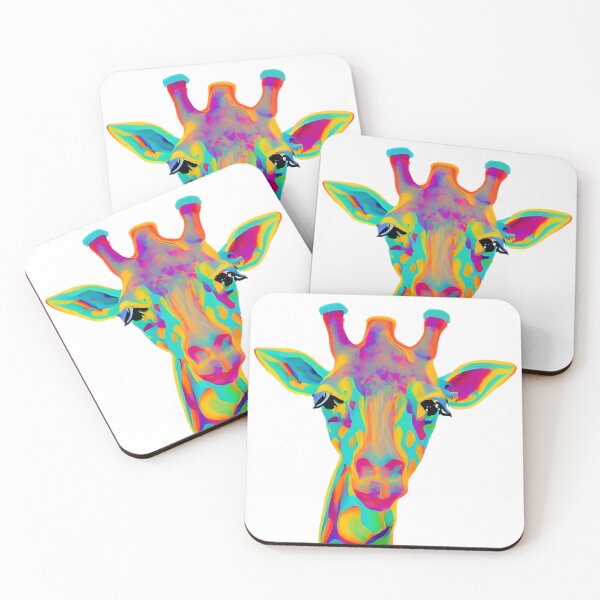 Item preview, Cute Neon Giraffe designed and sold by ScienceDesignz.