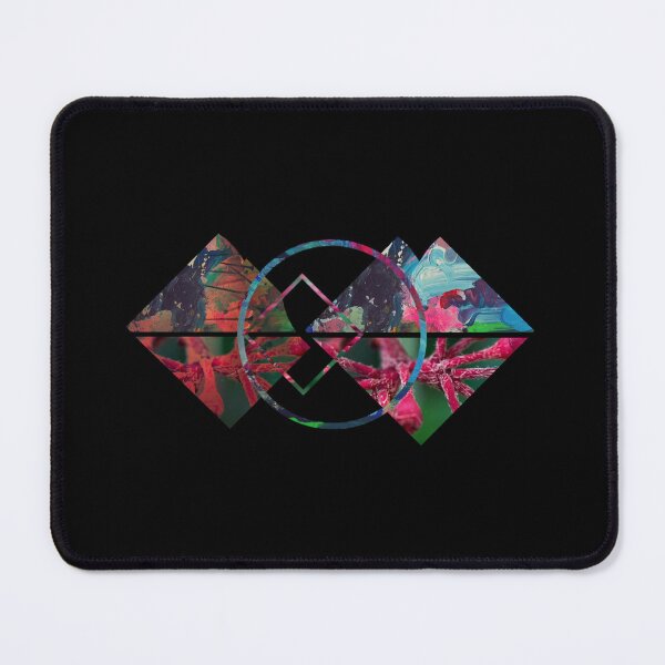 Item preview, Geometry landscape - paintig and tropical flowers designed and sold by OZKURO.