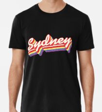 Sydney, NSW | Retro Rainbow Premium T-Shirt