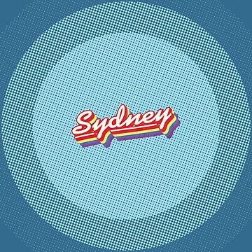 Artwork thumbnail, Sydney, NSW | Retro Rainbow by retroready
