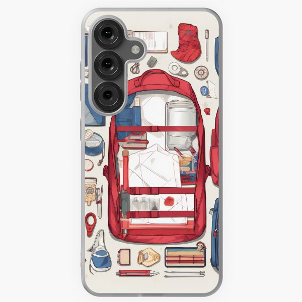 Item preview, Boy Scout Backpack Knolling | Illustration | 8K designed and sold by Hazmat-AI7.