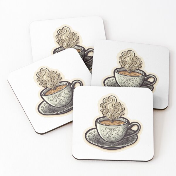 Item preview, Steaming Hot Coffee designed and sold by HandCraftedArt.