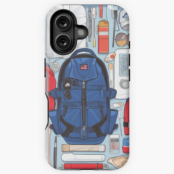 Item preview, Boy Scout Backpack Knolling | Illustration | 8K designed and sold by Hazmat-AI7.