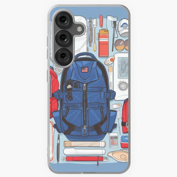 Item preview, Boy Scout Backpack Knolling | Illustration | 8K designed and sold by Hazmat-AI7.