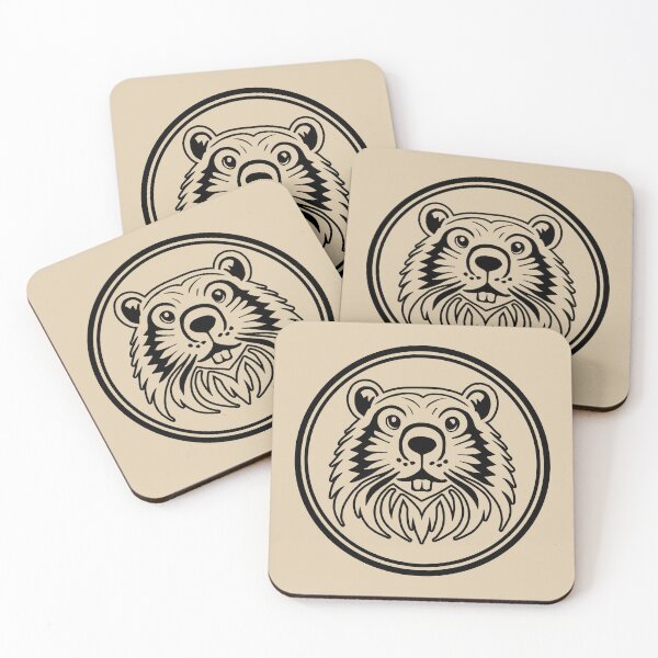 Item preview, Good Ol Beaver Patch with Black Outline - If you used to be a Beaver, a Good Old Beaver too, you'll find this bestseller critter patch design with Black Outline perfect.  designed and sold by SeaStories88.