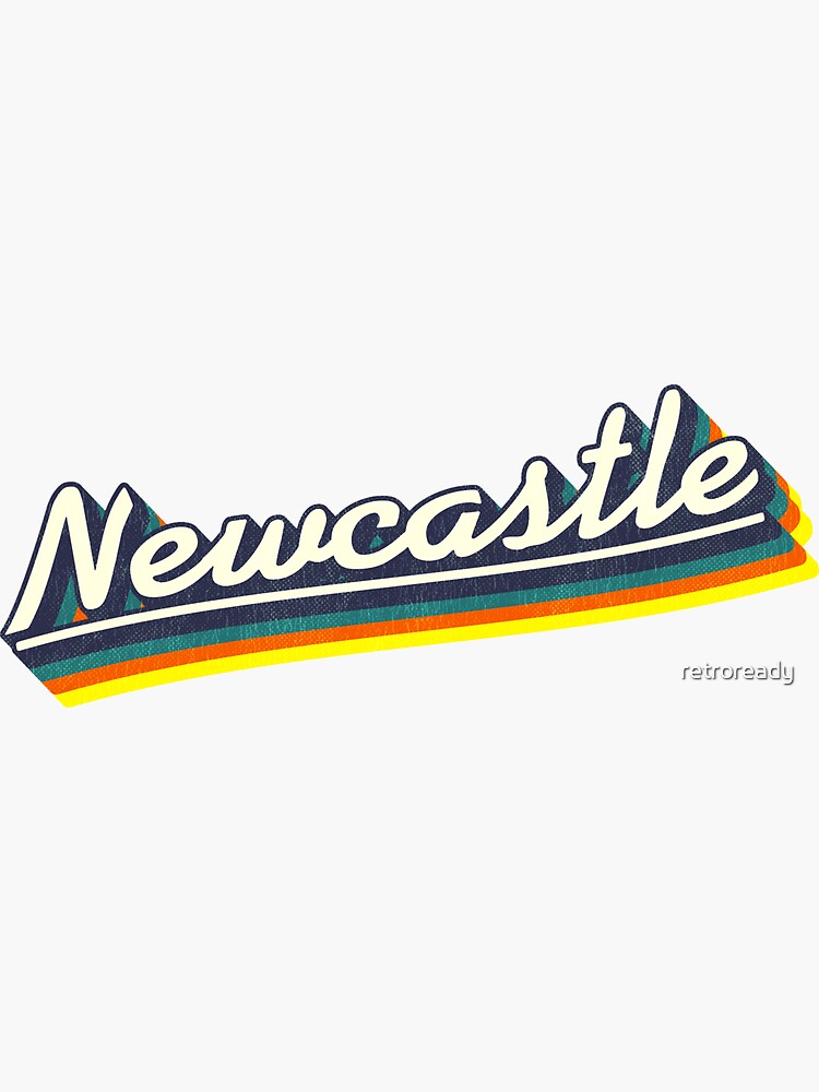 Thumbnail 3 of 3, Sticker, Newcastle, NSW | Retro Rainbow designed and sold by retroready.