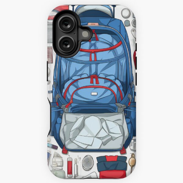 Item preview, Boy Scout Backpack Knolling | Illustration | 8K designed and sold by Hazmat-AI7.