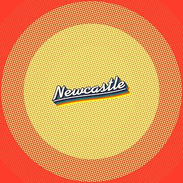 Artwork thumbnail, Newcastle, NSW | Retro Rainbow by retroready