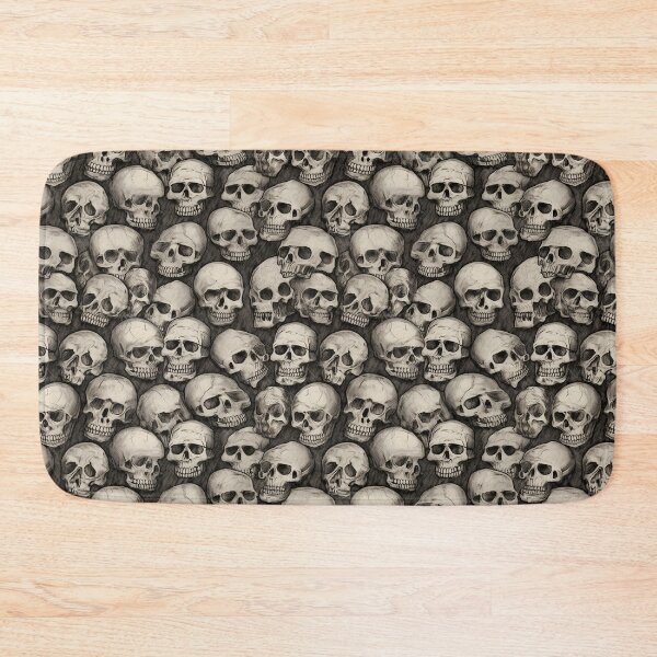 Item preview, The Catacombs, Fun Pile of Skulls Pattern designed and sold by TheeDigitalDen.