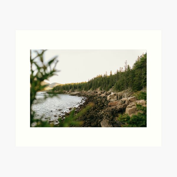 Acadia National Park, Bar Harbor, Maine, Photography Print Art Print