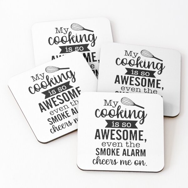 Item preview, My Cooking Is So Awesome Even The Smoke Alarm Cheers Me On designed and sold by AbundanceSeed.