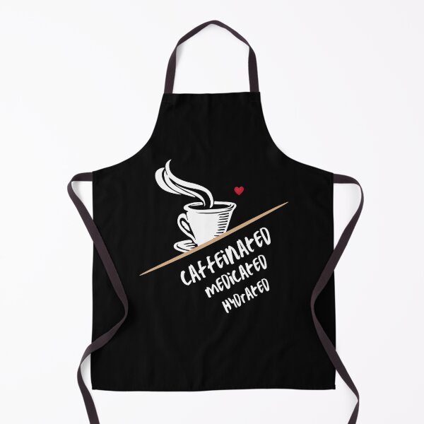 Item preview, Caffeinated, Medicated, Hydrated - Funny Coffee Design designed and sold by Dream-Palette.