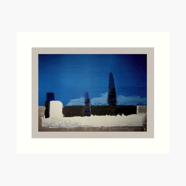 Item preview, Fiesole painting by Nicolas de Staël designed and sold by Artcol.